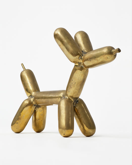 Alloy Ballon Dog statue hand made