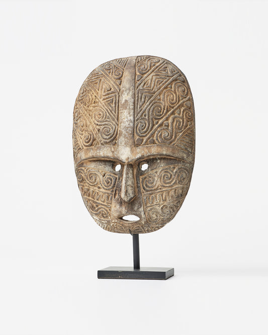 Large wooden african mask