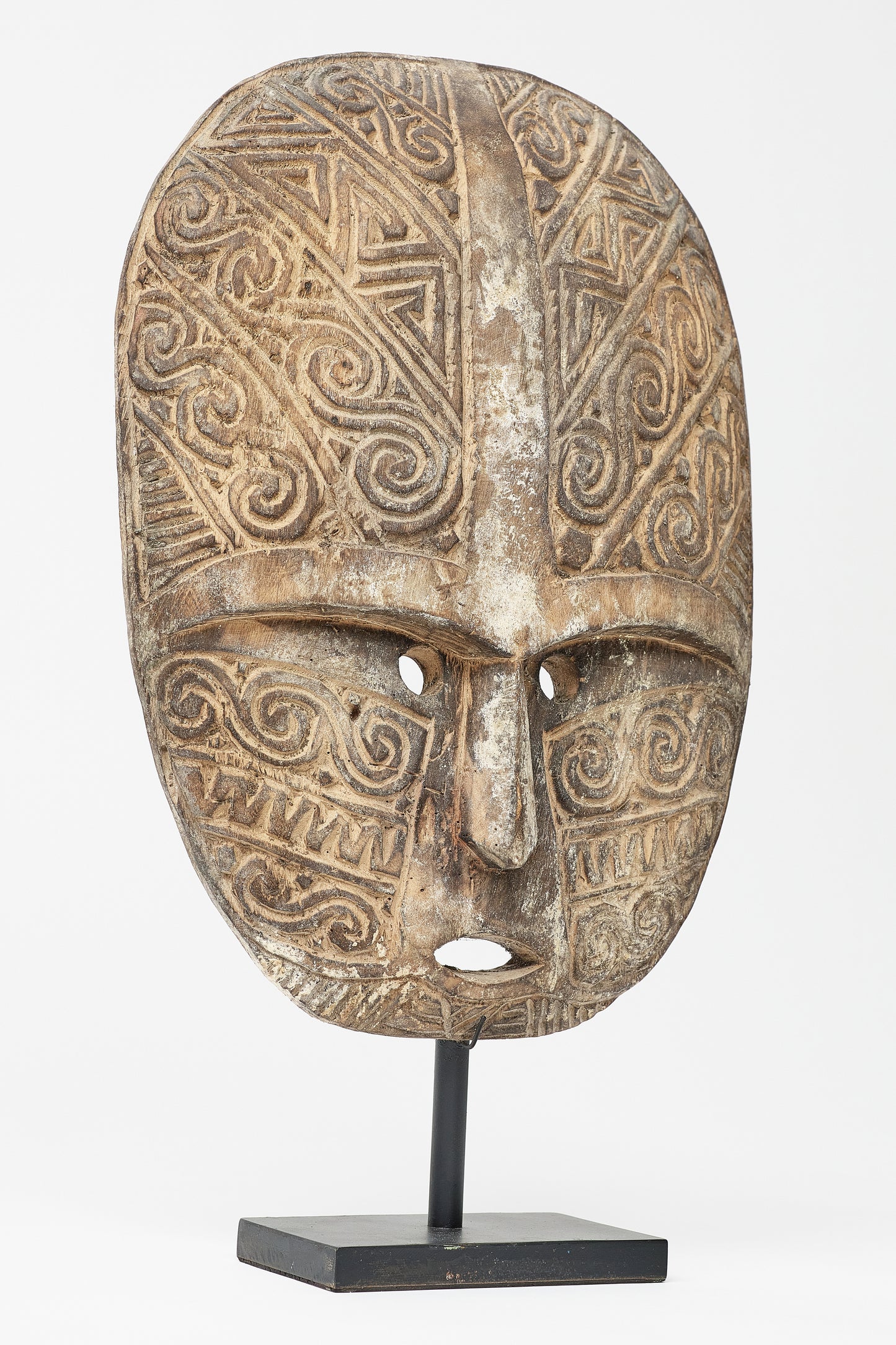 Large wooden african mask