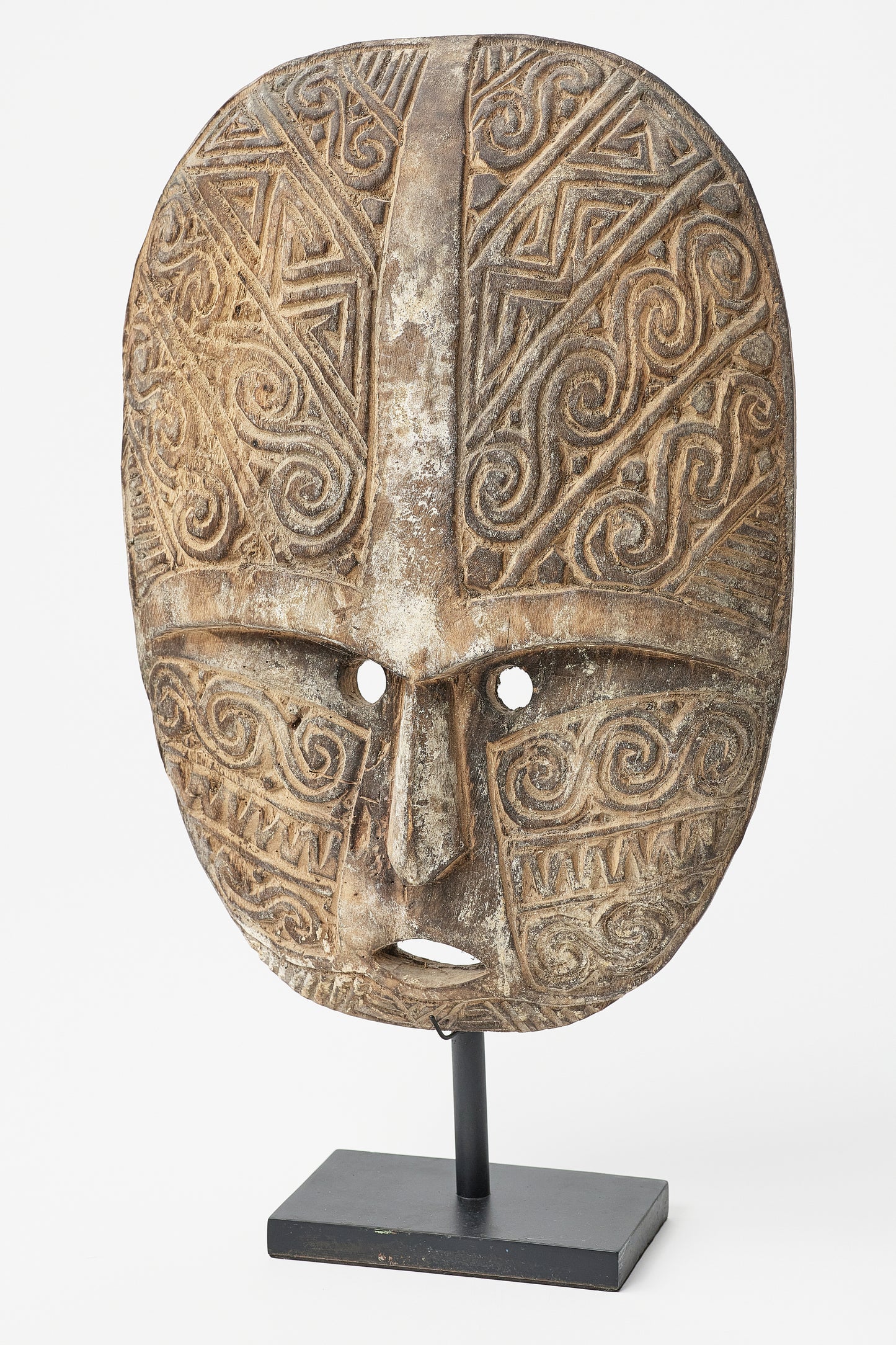 Large wooden african mask