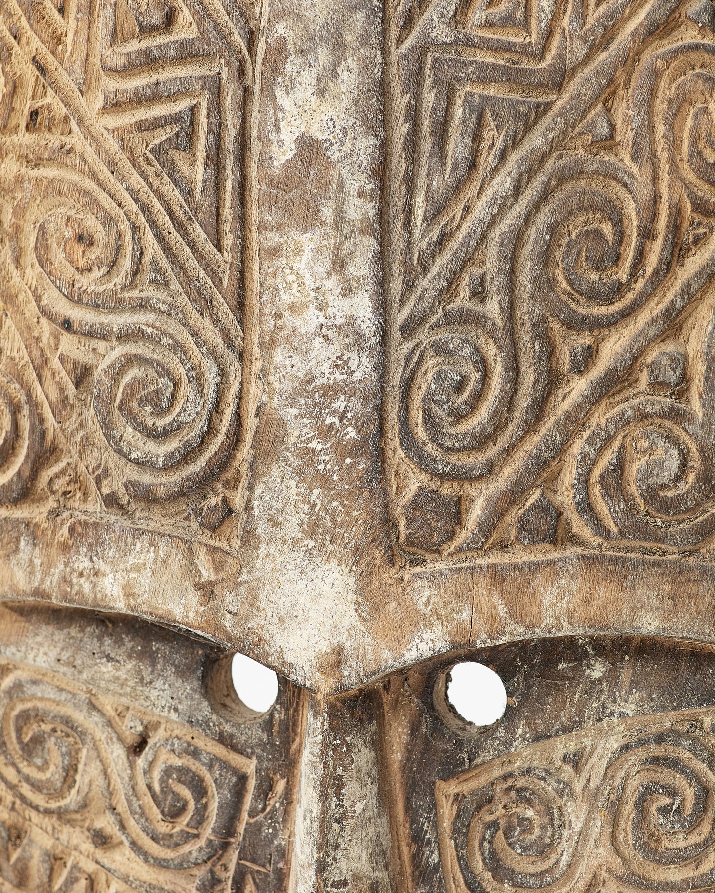 Large wooden african mask