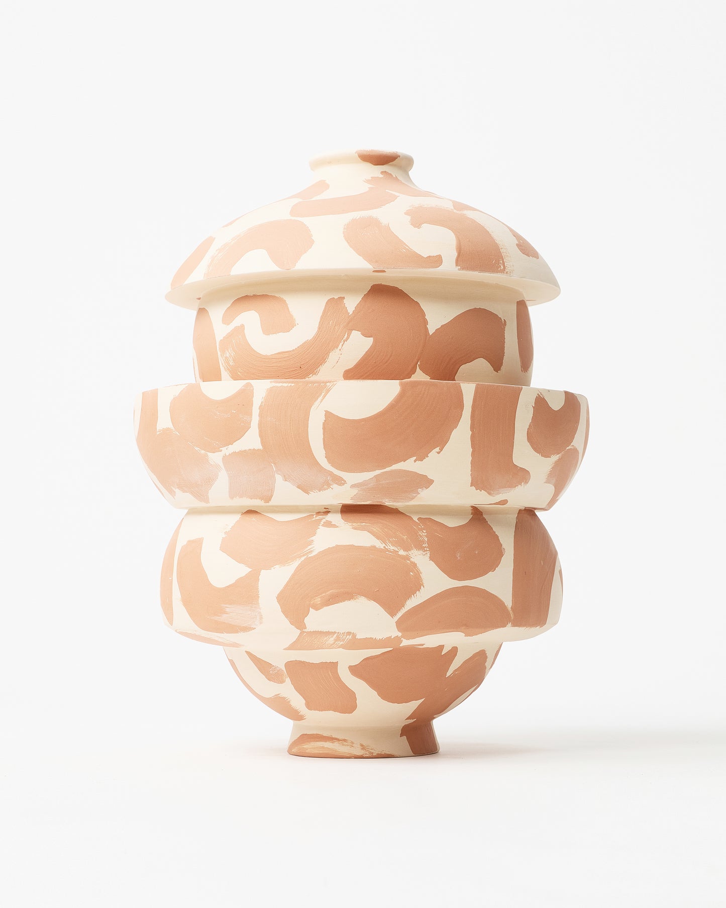 One of a kind Terracota vase by Tair Almor