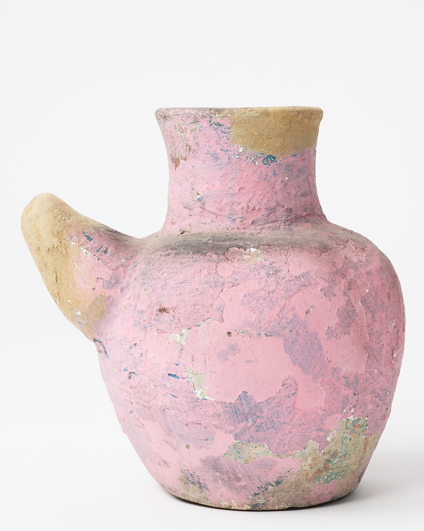 Moroccan Pink Figurative Vase