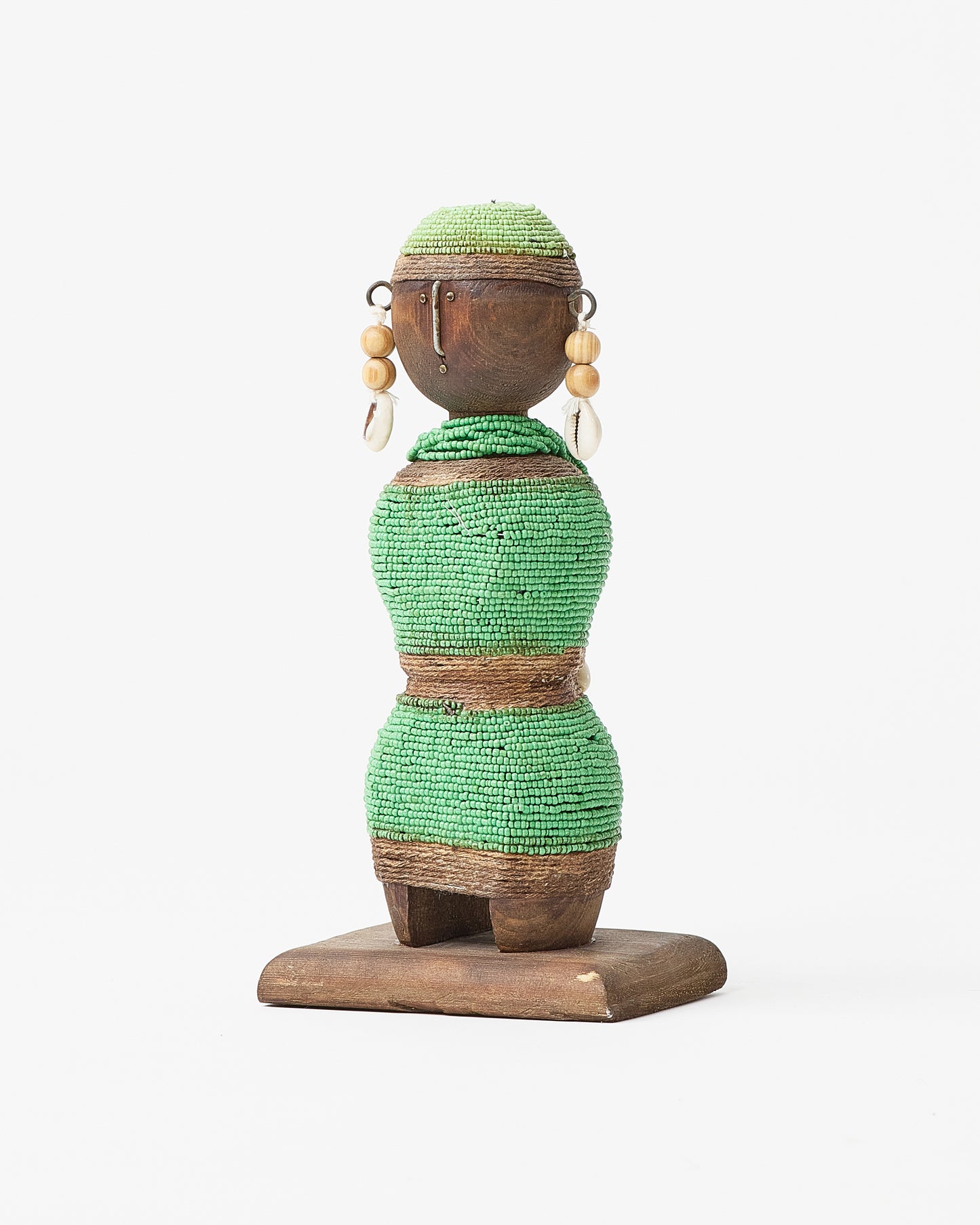 Beaded Namji Doll Lime