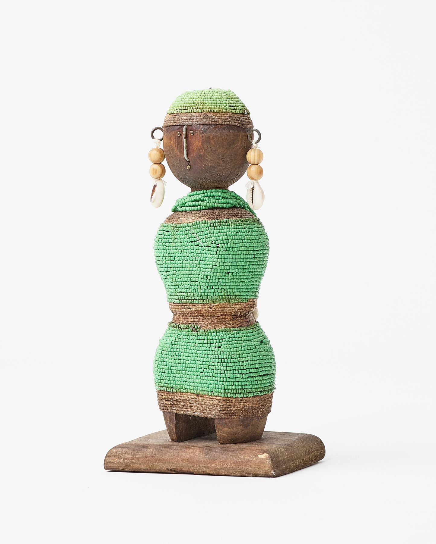 Beaded Namji Doll Lime