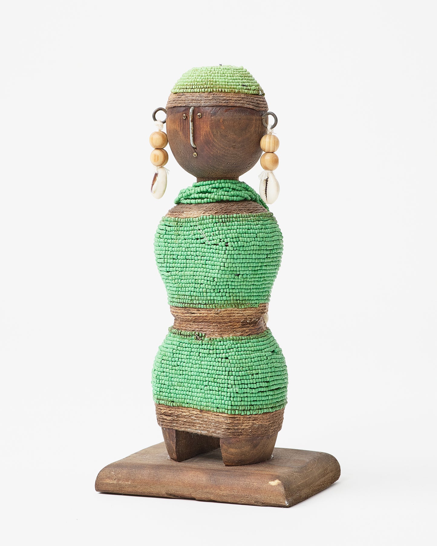 Beaded Namji Doll Lime