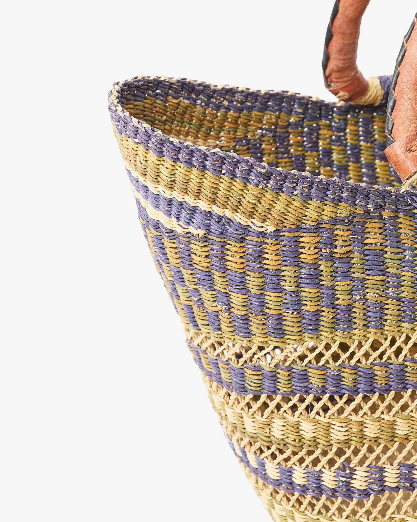 African hand woven Beach bag