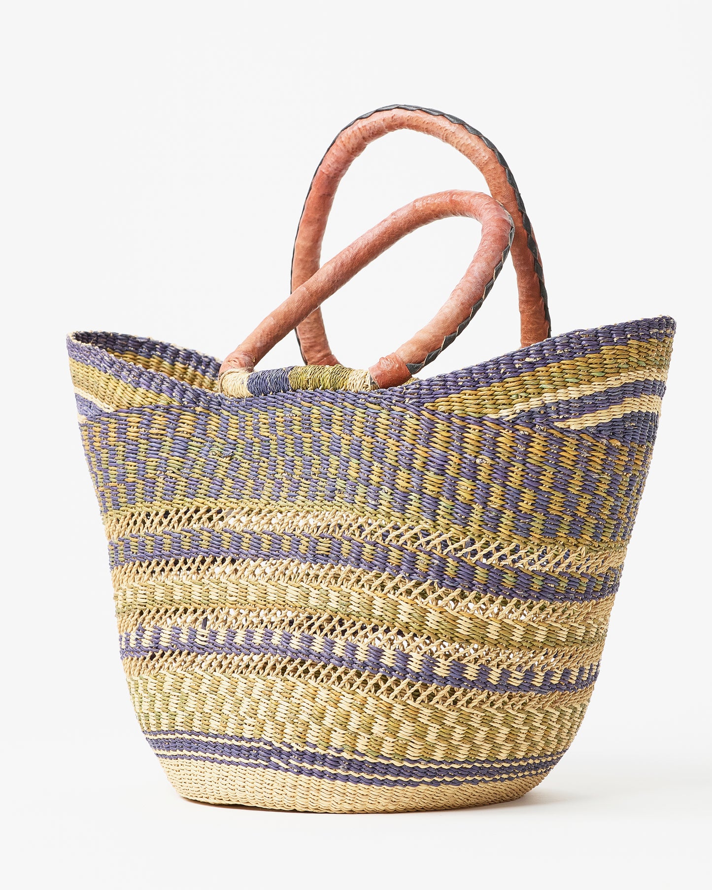 African hand woven Beach bag