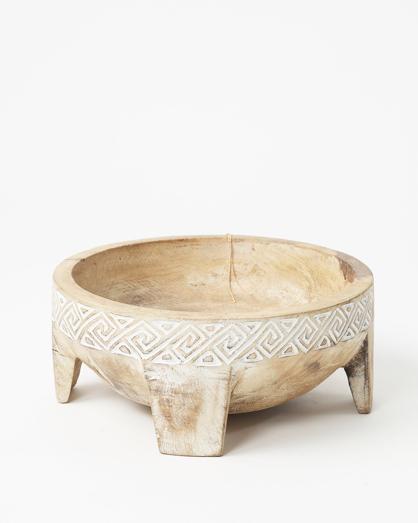 Indonesian wooden bowl  on legs