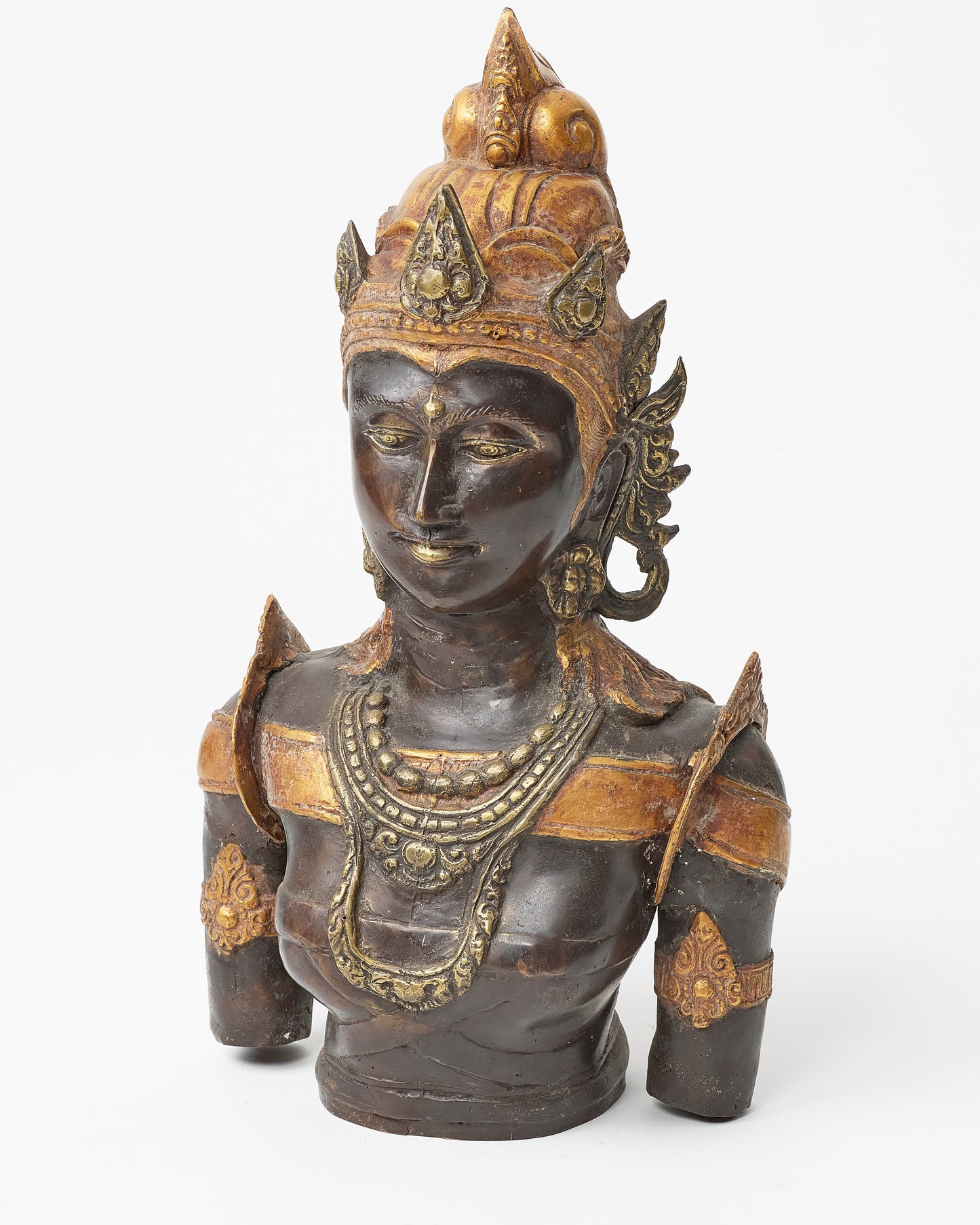 Balinese Serenity: DIOSA Bronze Bust Statue