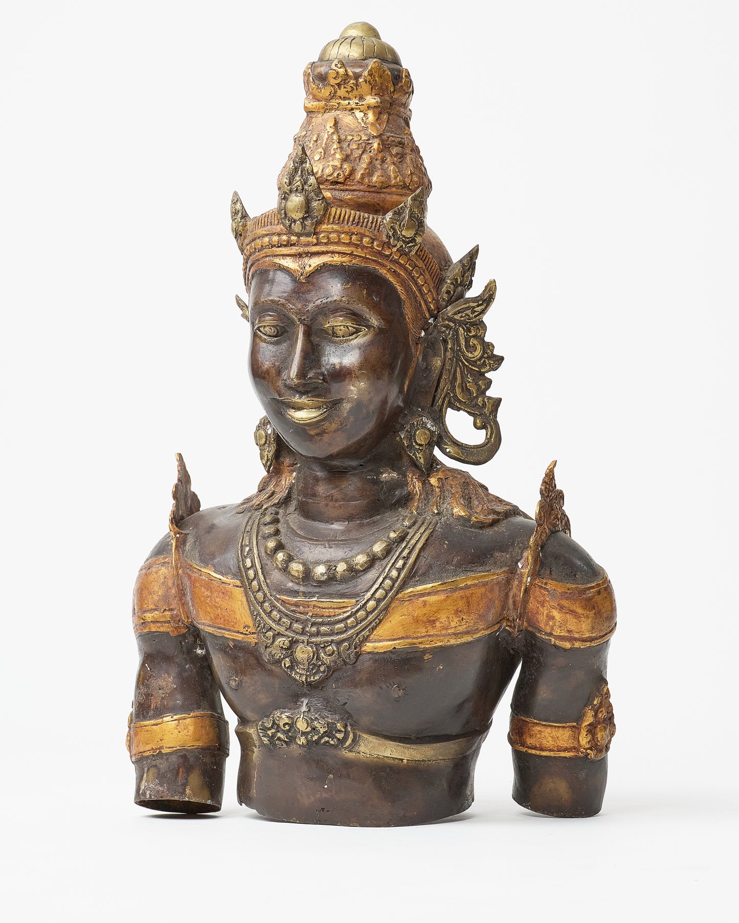 Balinese Serenity: DIOSA Bronze Bust Statue