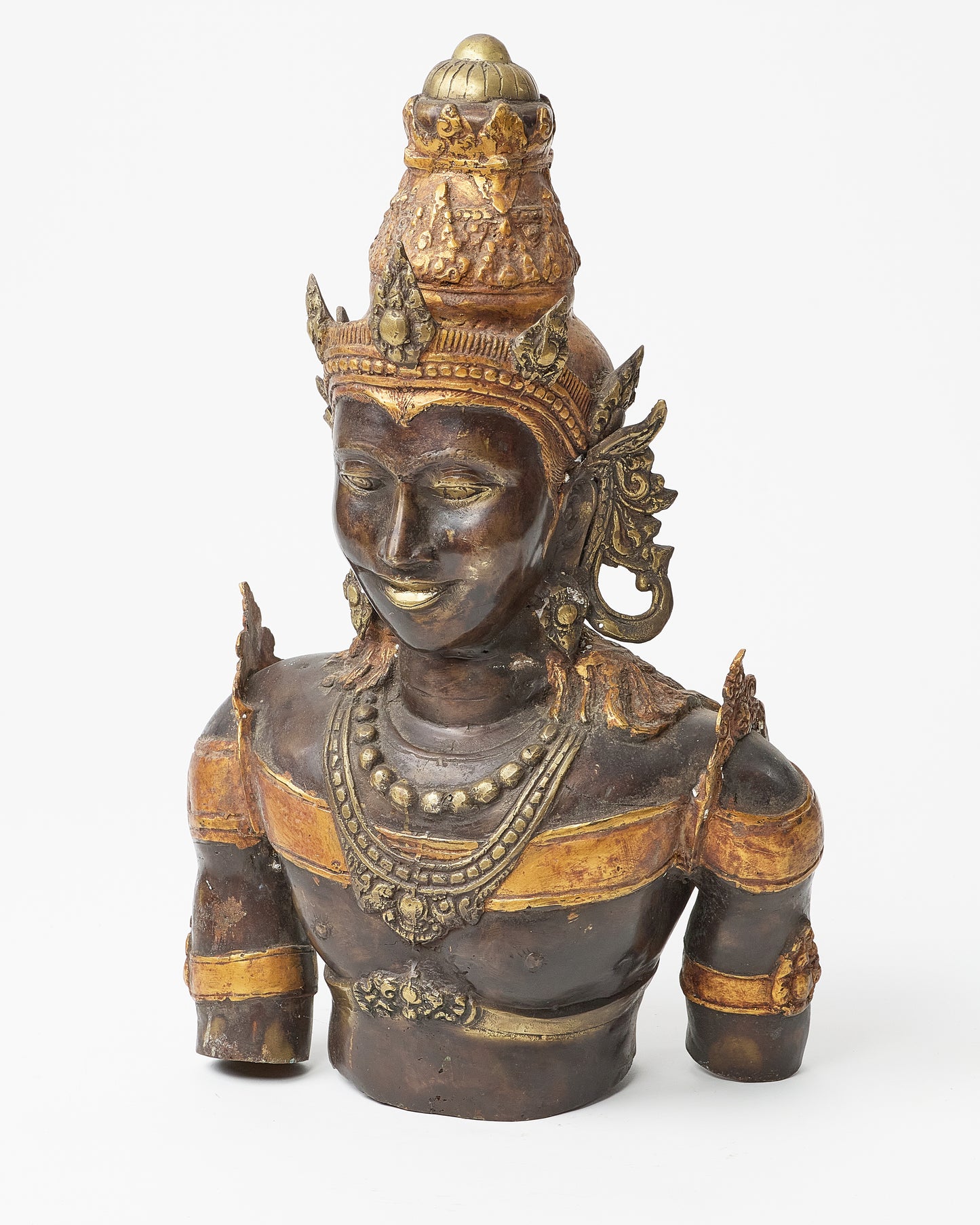 Balinese Serenity: DIOSA Bronze Bust Statue