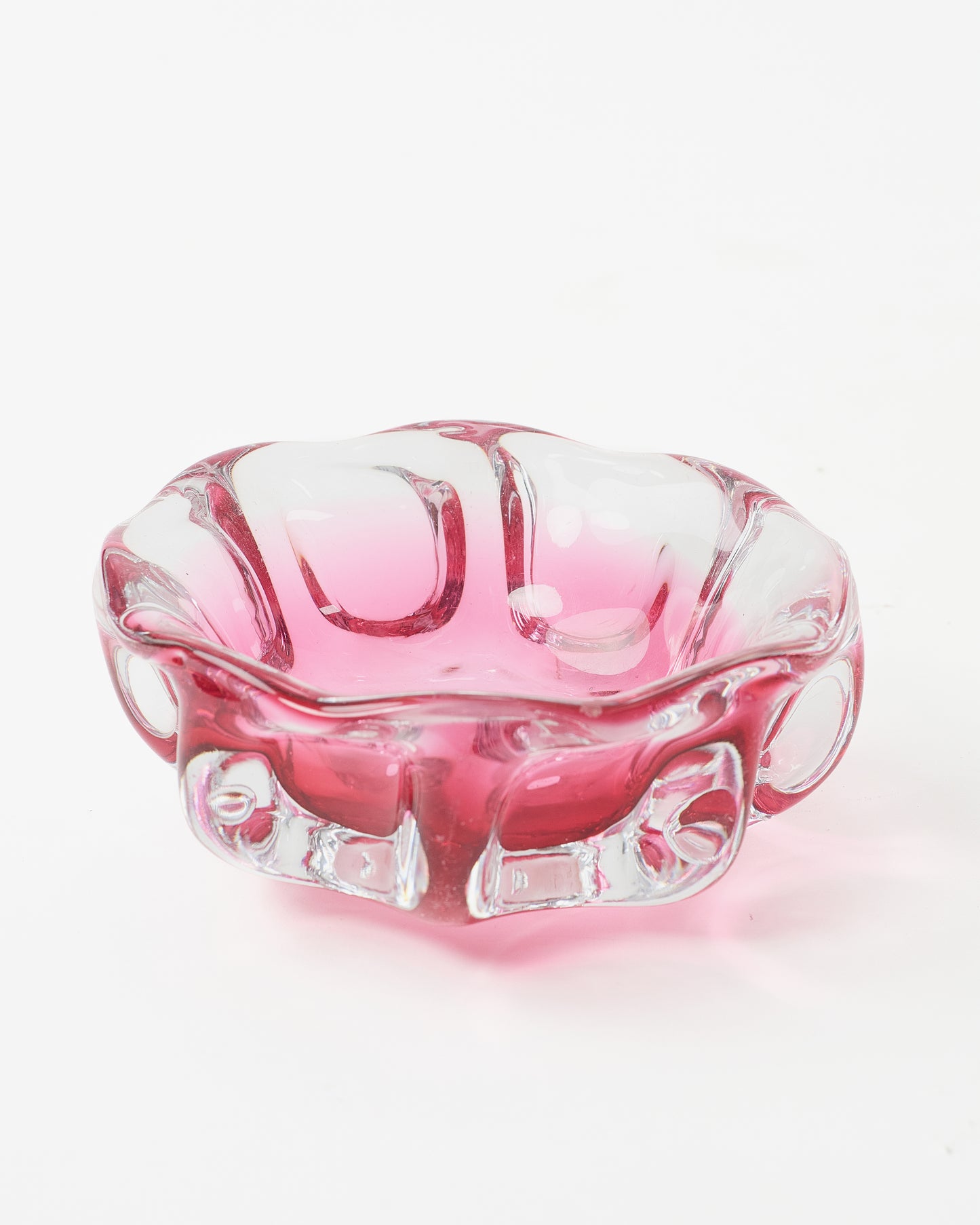 Vintage Designer Rook Glass Vase