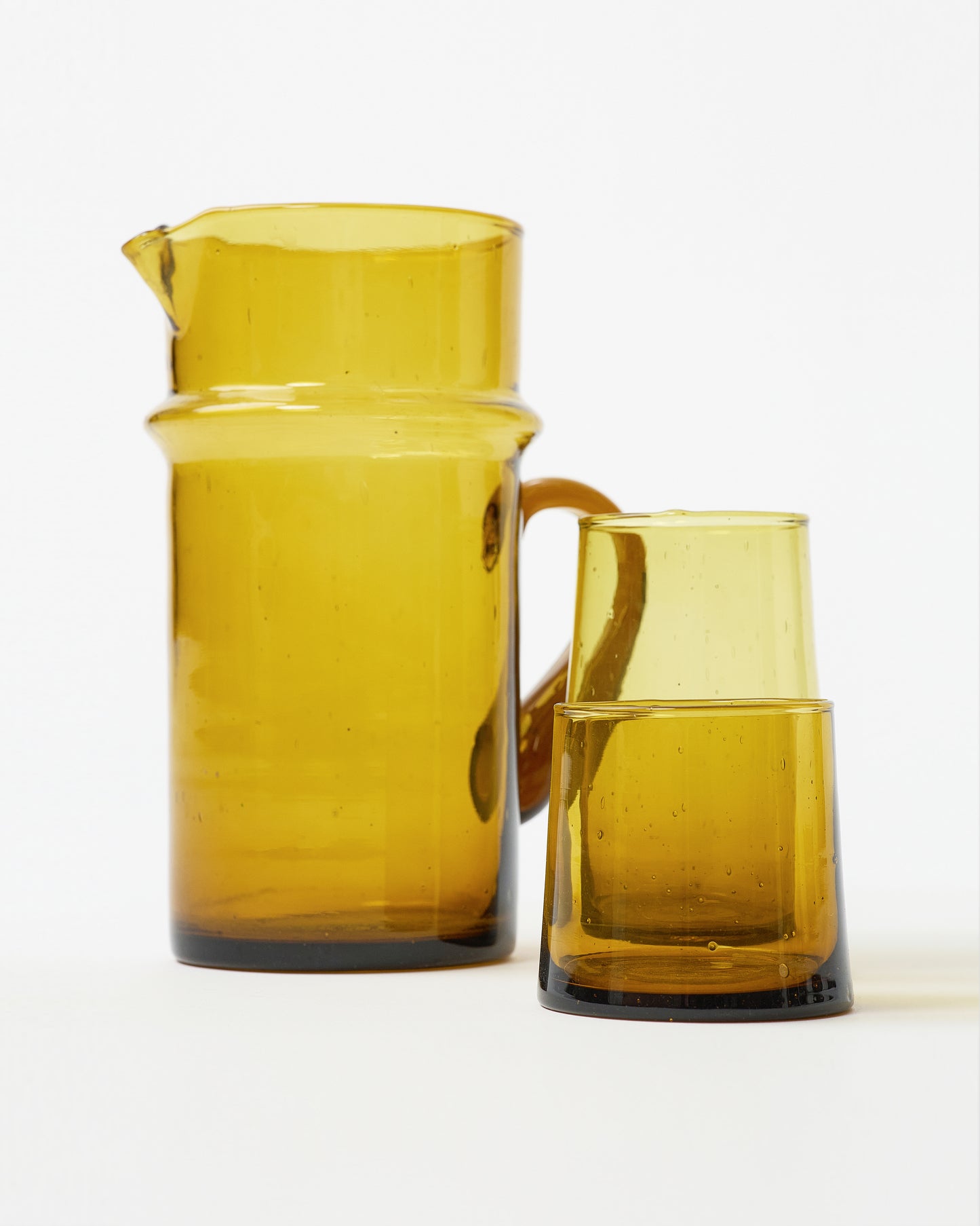 Morrocan Amber Elegance Jar Pitcher