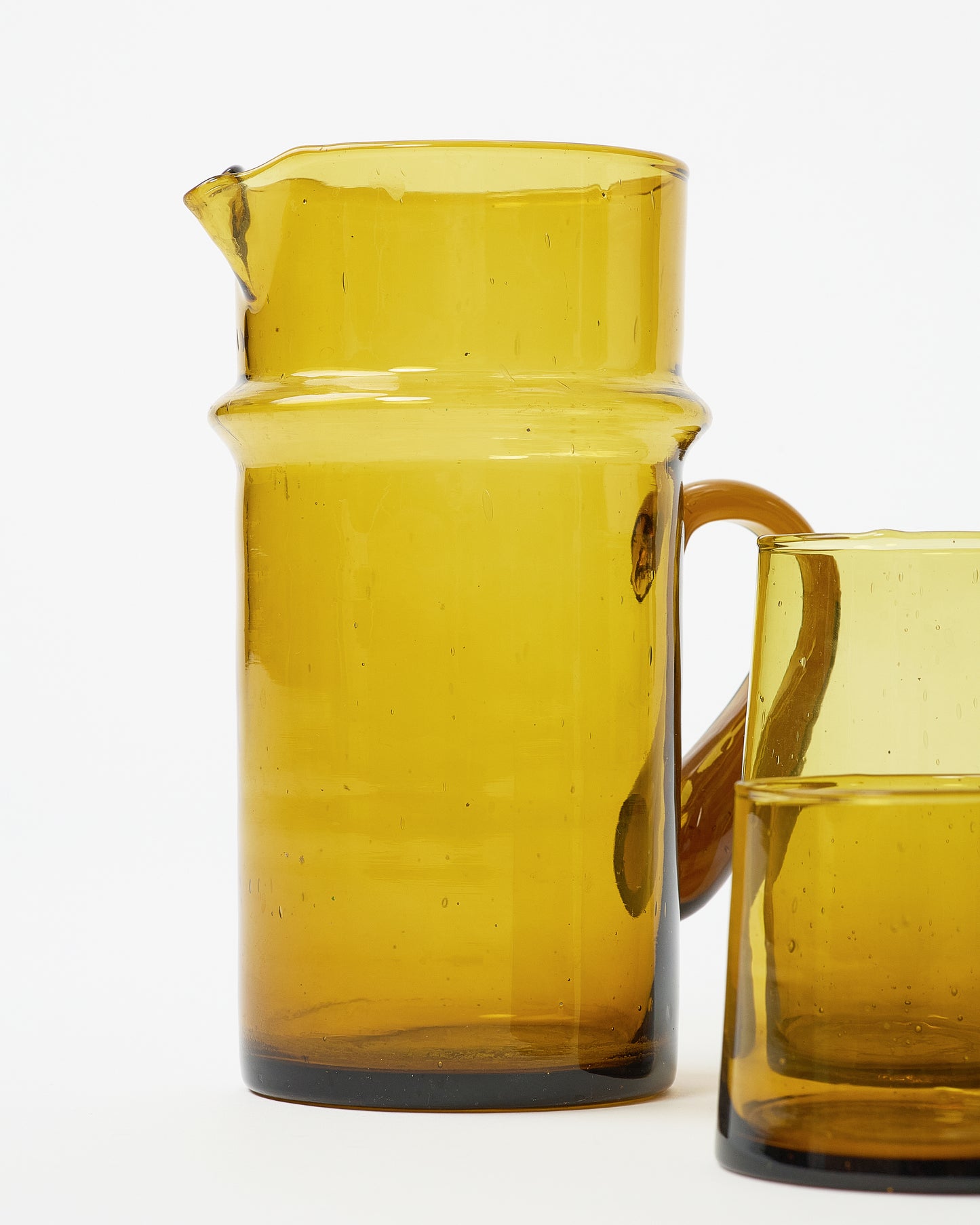 Morrocan Amber Elegance Jar Pitcher