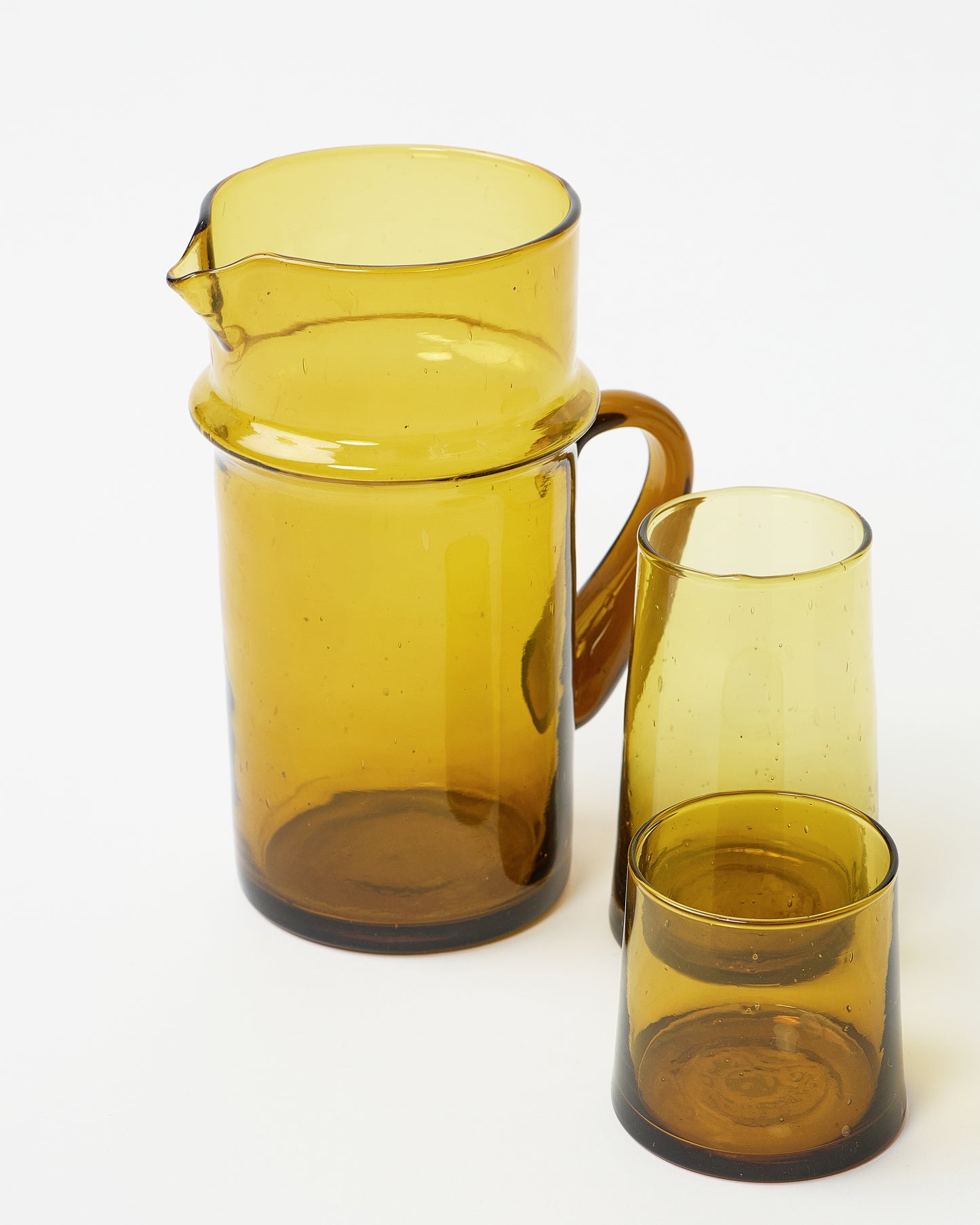 Morrocan Amber Elegance Jar Pitcher