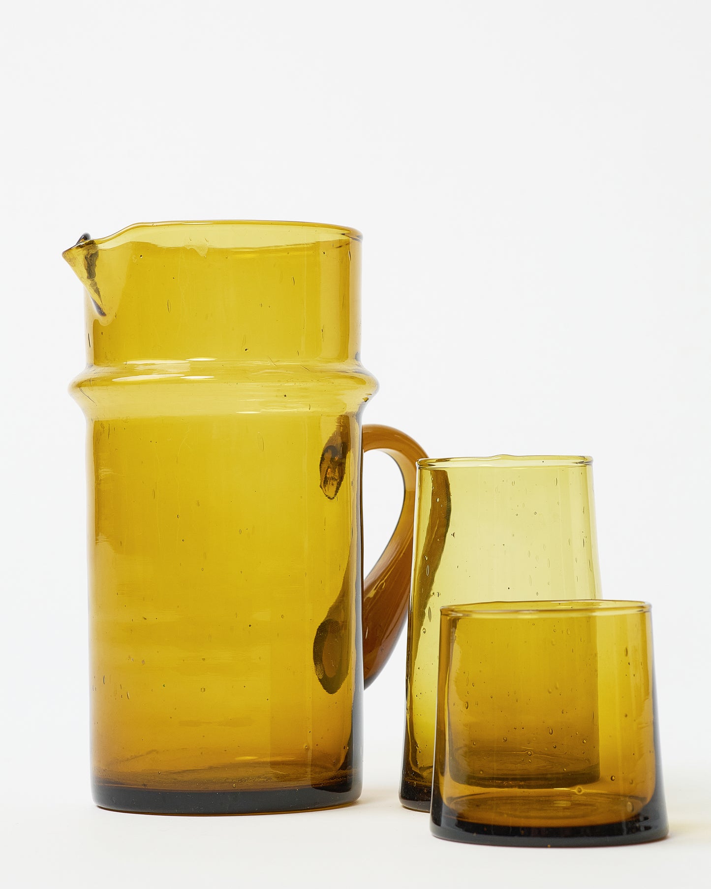 Morrocan Amber Elegance Jar Pitcher