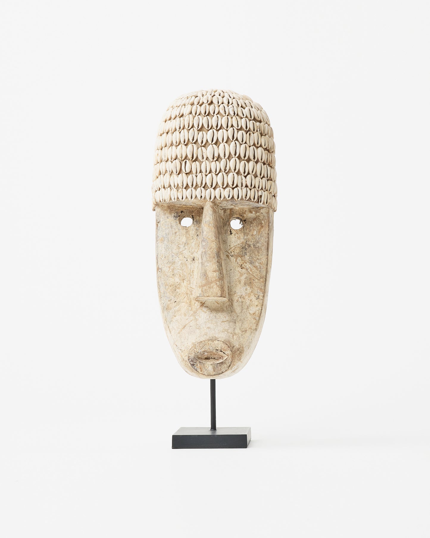 THE COWRIE MASK ON STAND - LARGE