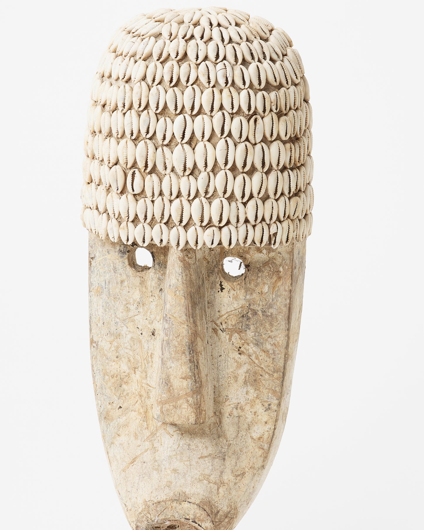 THE COWRIE MASK ON STAND - LARGE