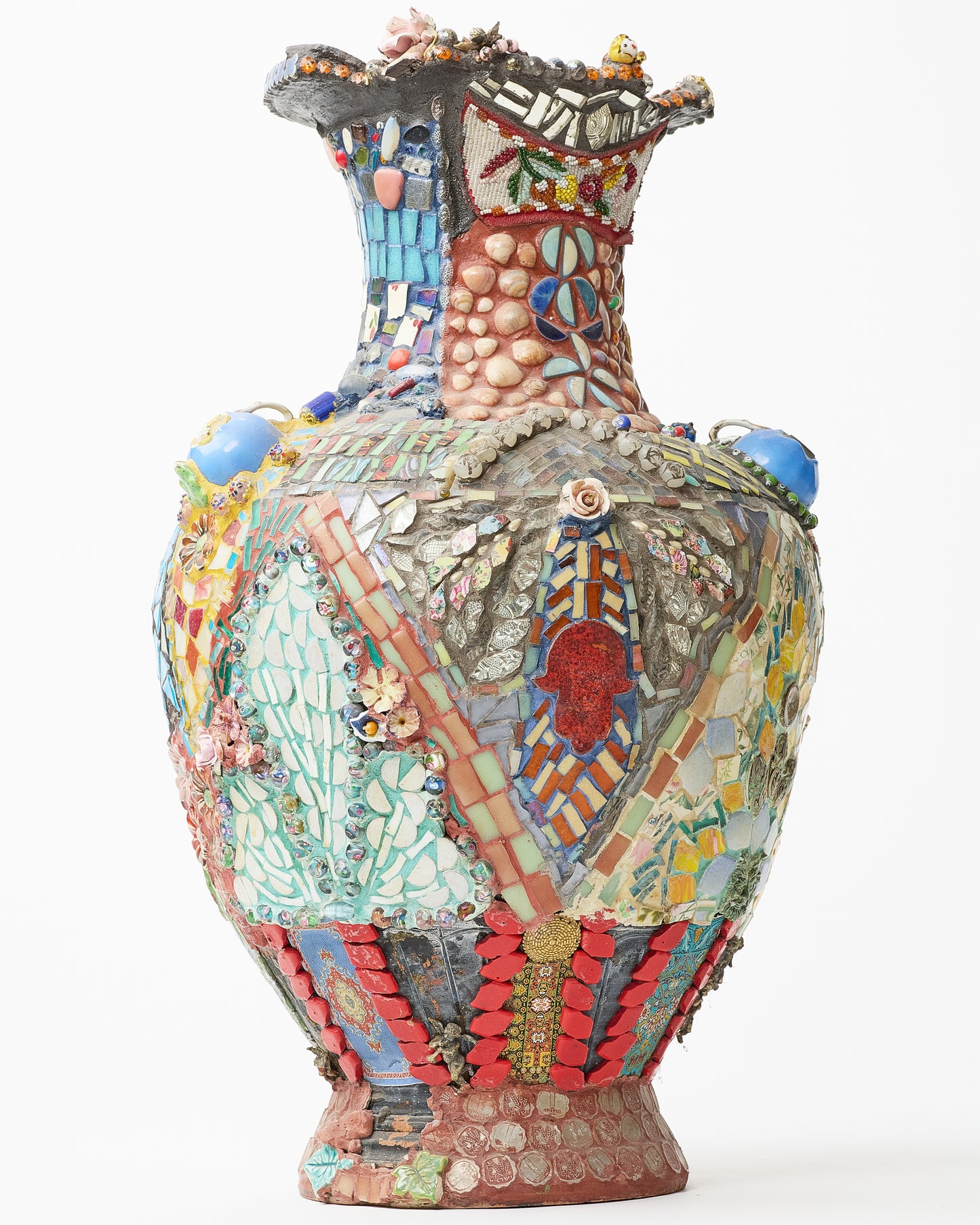 "Vivid Marvel: Intricately Detailed Designer Vase" by Lauri Reccanati