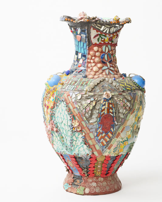 "Vivid Marvel: Intricately Detailed Designer Vase" by Lauri Reccanati