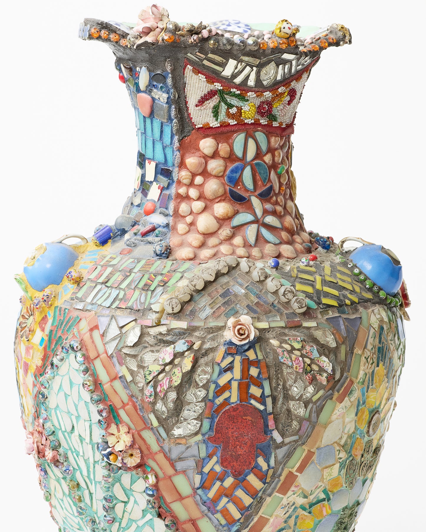 "Vivid Marvel: Intricately Detailed Designer Vase" by Lauri Reccanati