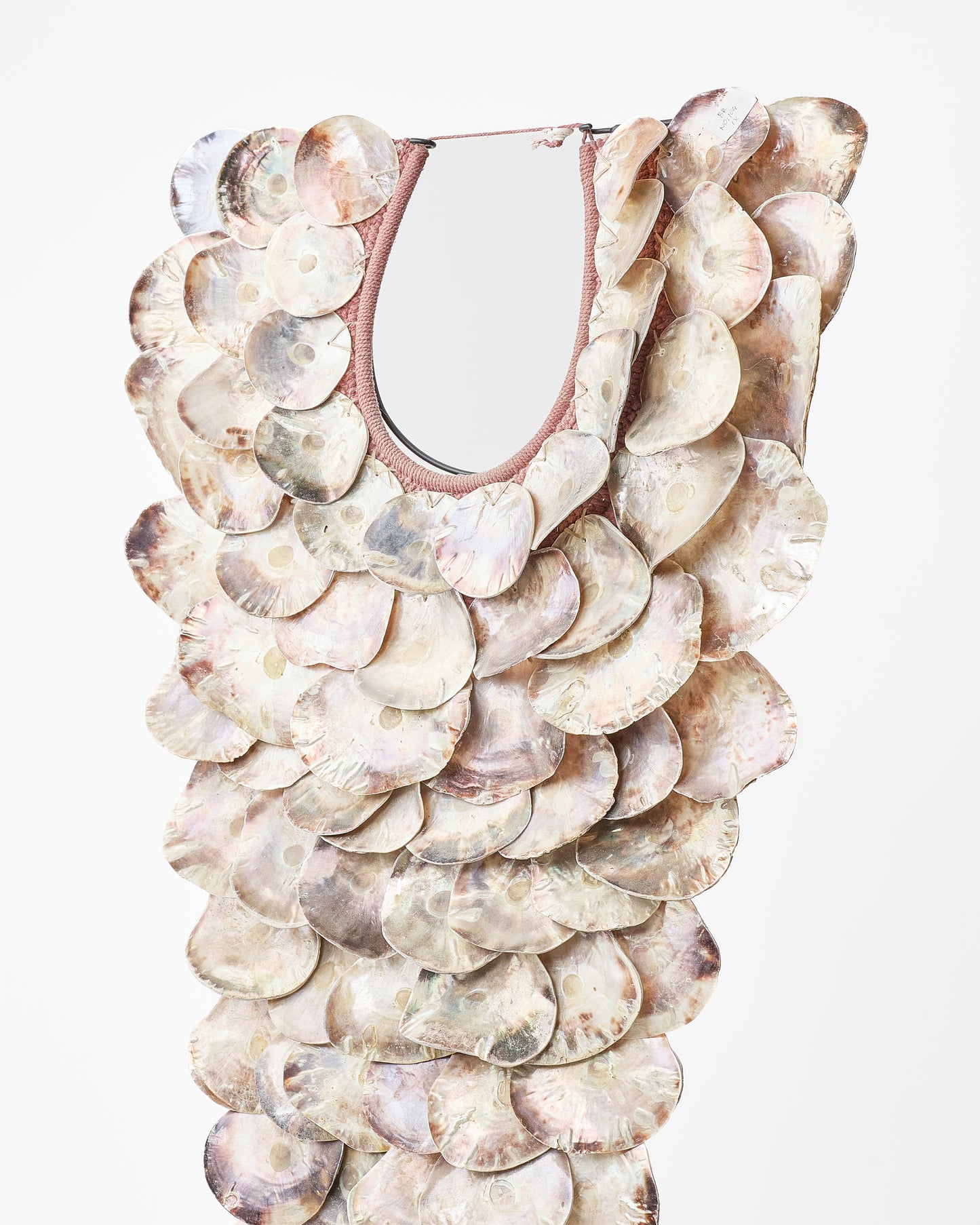 Multi-Tiered Seashell Necklace Statue