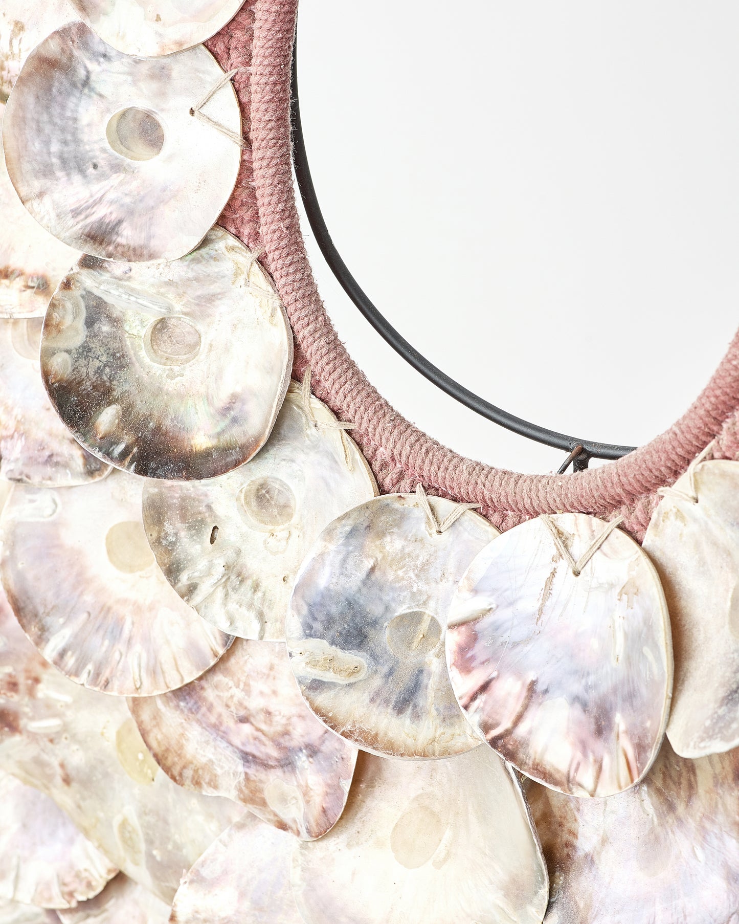 Multi-Tiered Seashell Necklace Statue