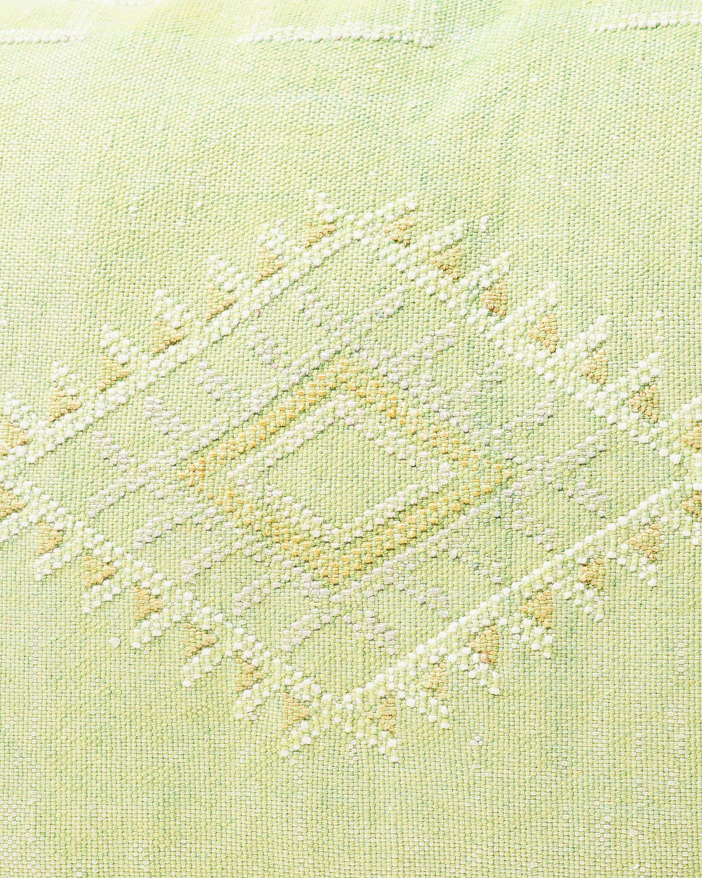 Elegant Sage Green Embroidered Rectangular Pillow