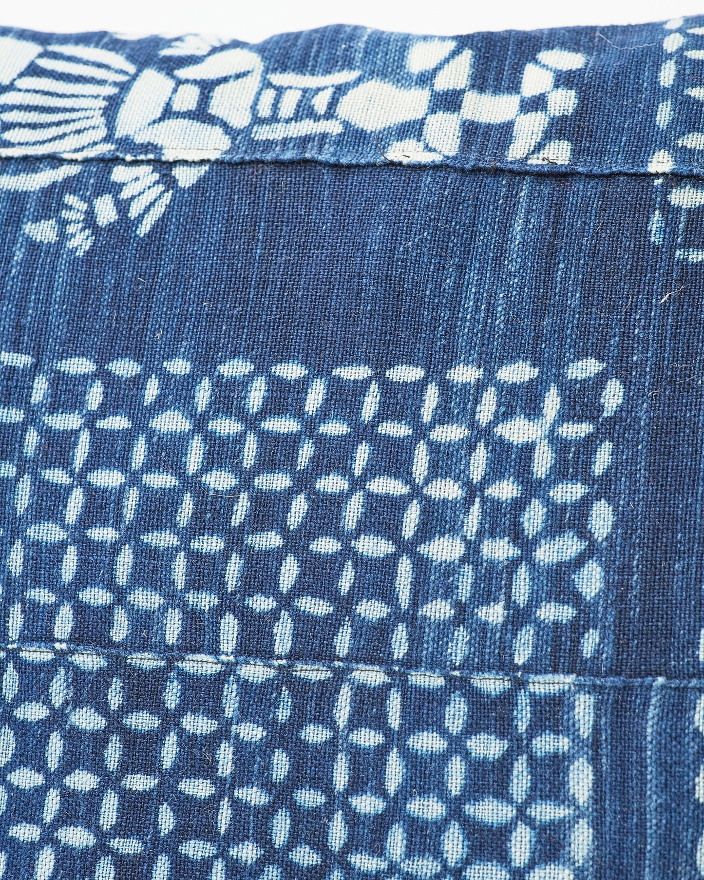 Indigo Denim Dream Square Pillow