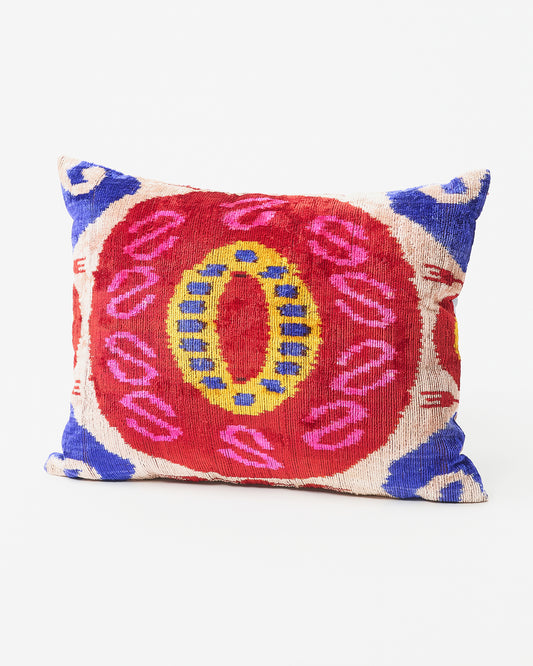 Vibrant Extravaganza: Rectangular Pillow in Bold Splendor