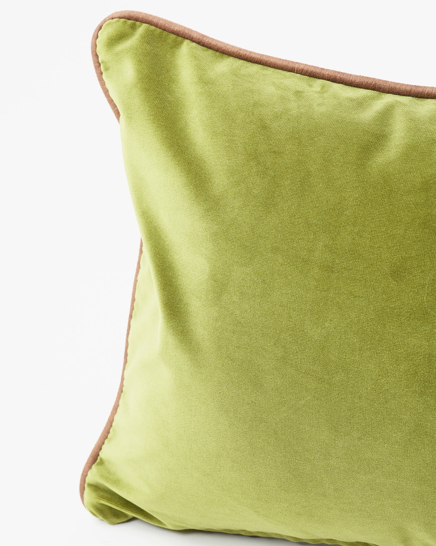 Moss Green Velvet Rectangle Pillow