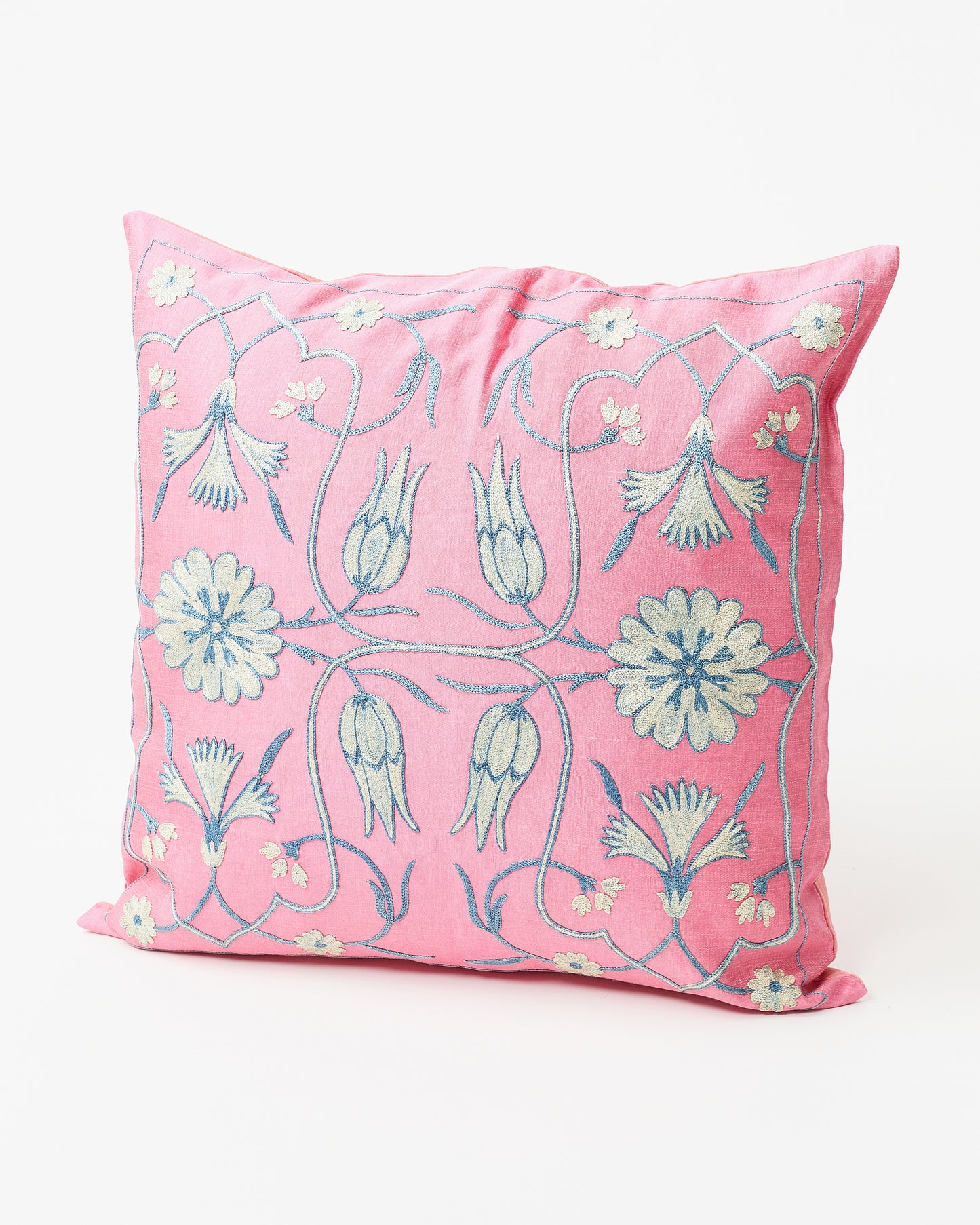 Rose-Hued Square Pillow