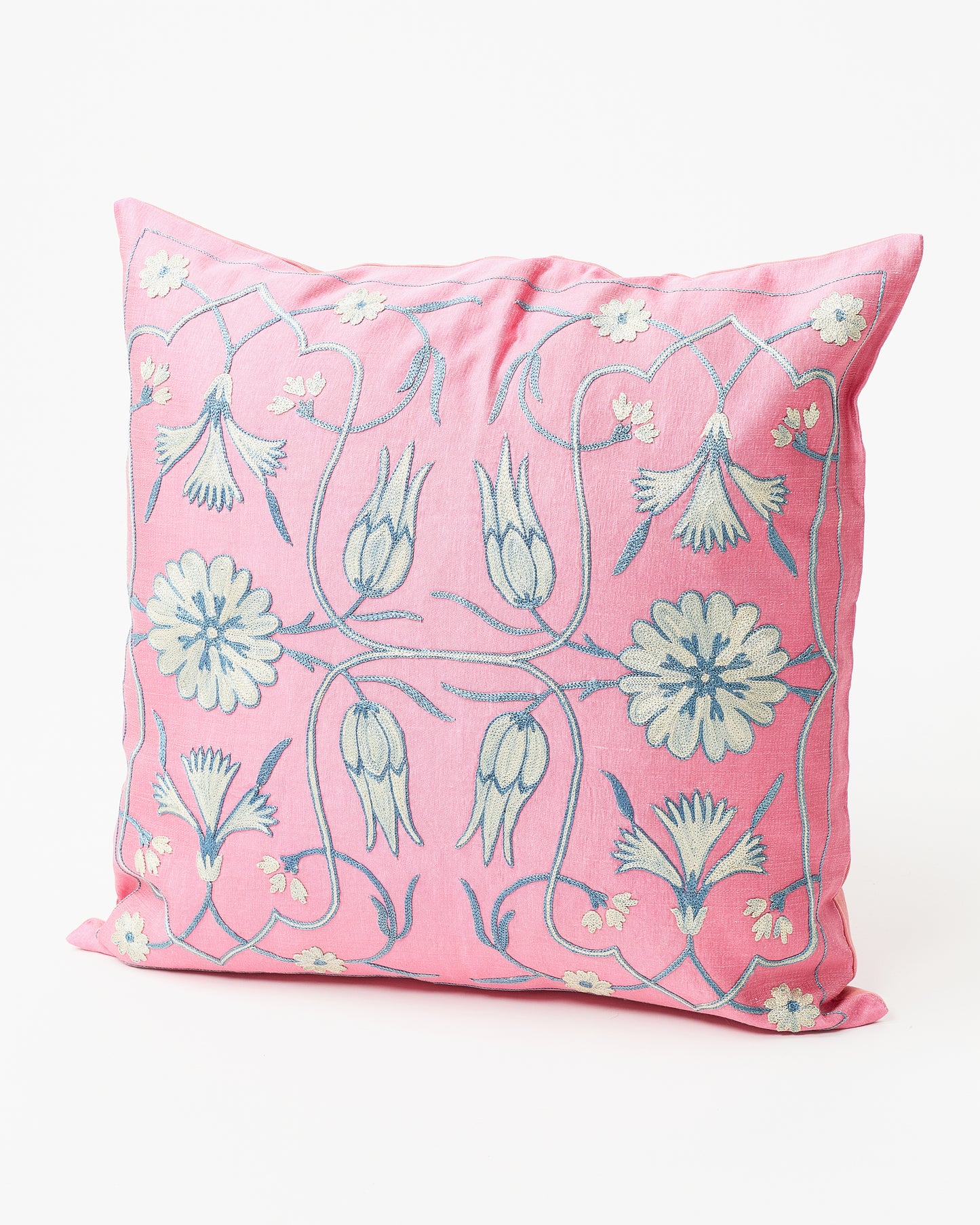 Rose-Hued Square Pillow