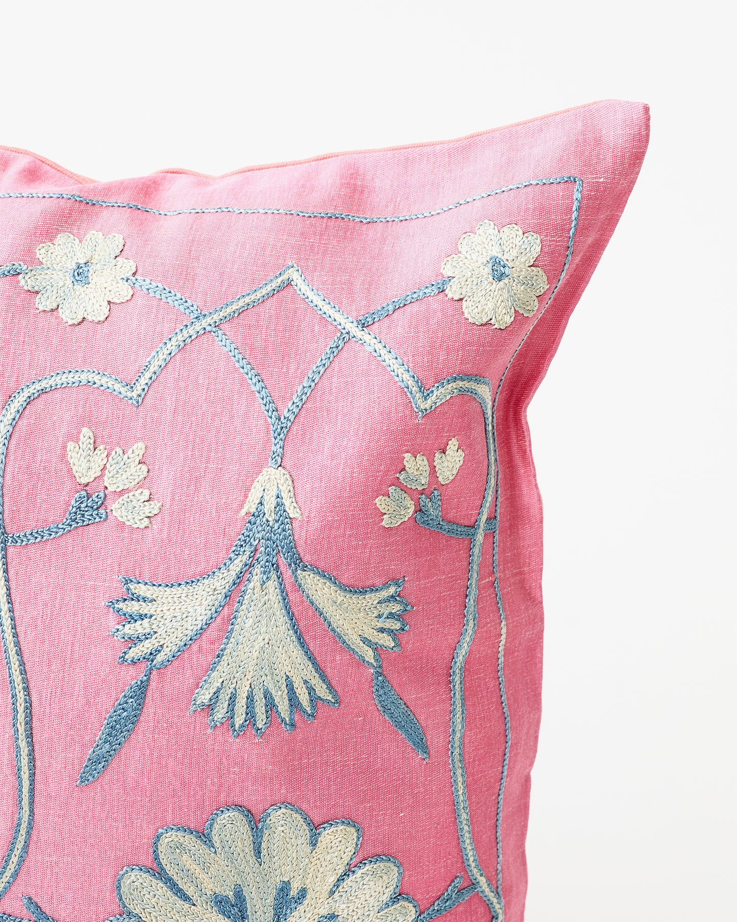 Rose-Hued Square Pillow