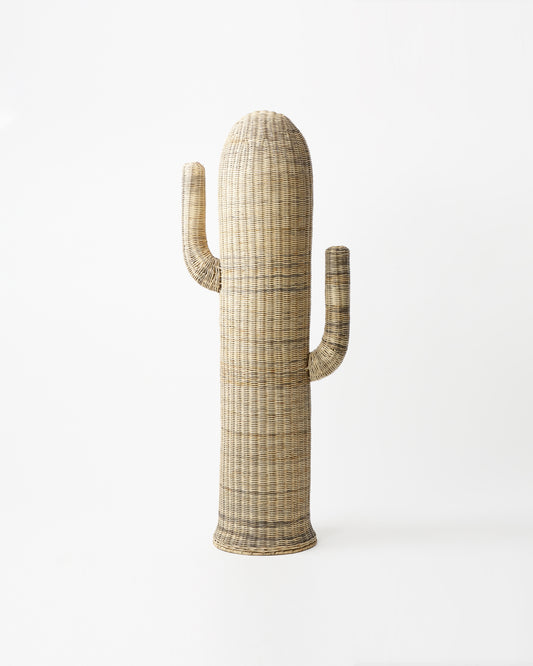 Woven Cactus Decorative Statue