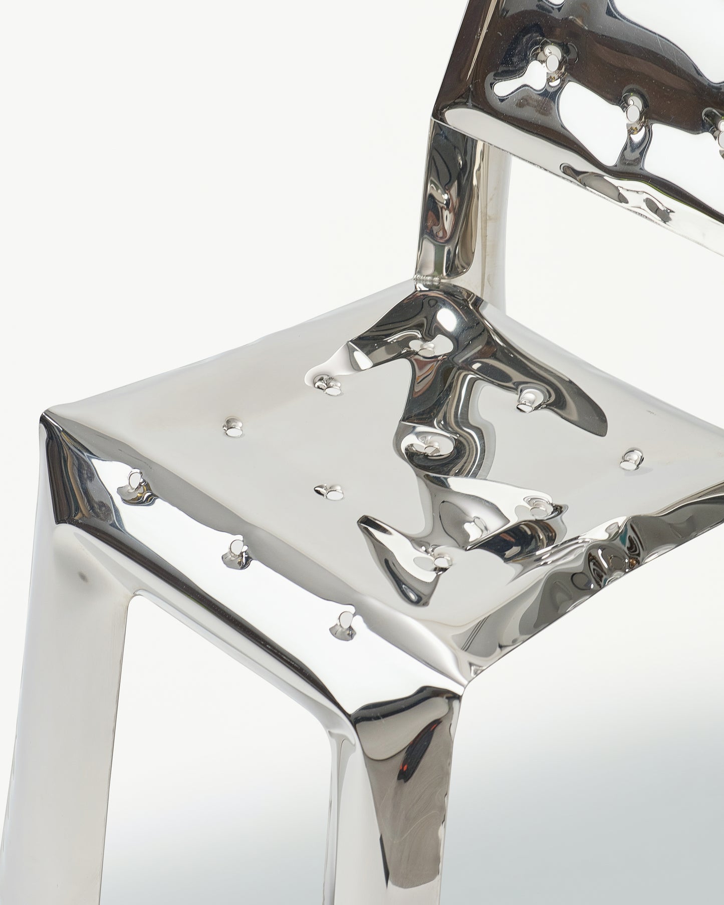 Chippensteel Chair - Polished Stainless Steel Masterpiece by Zieta