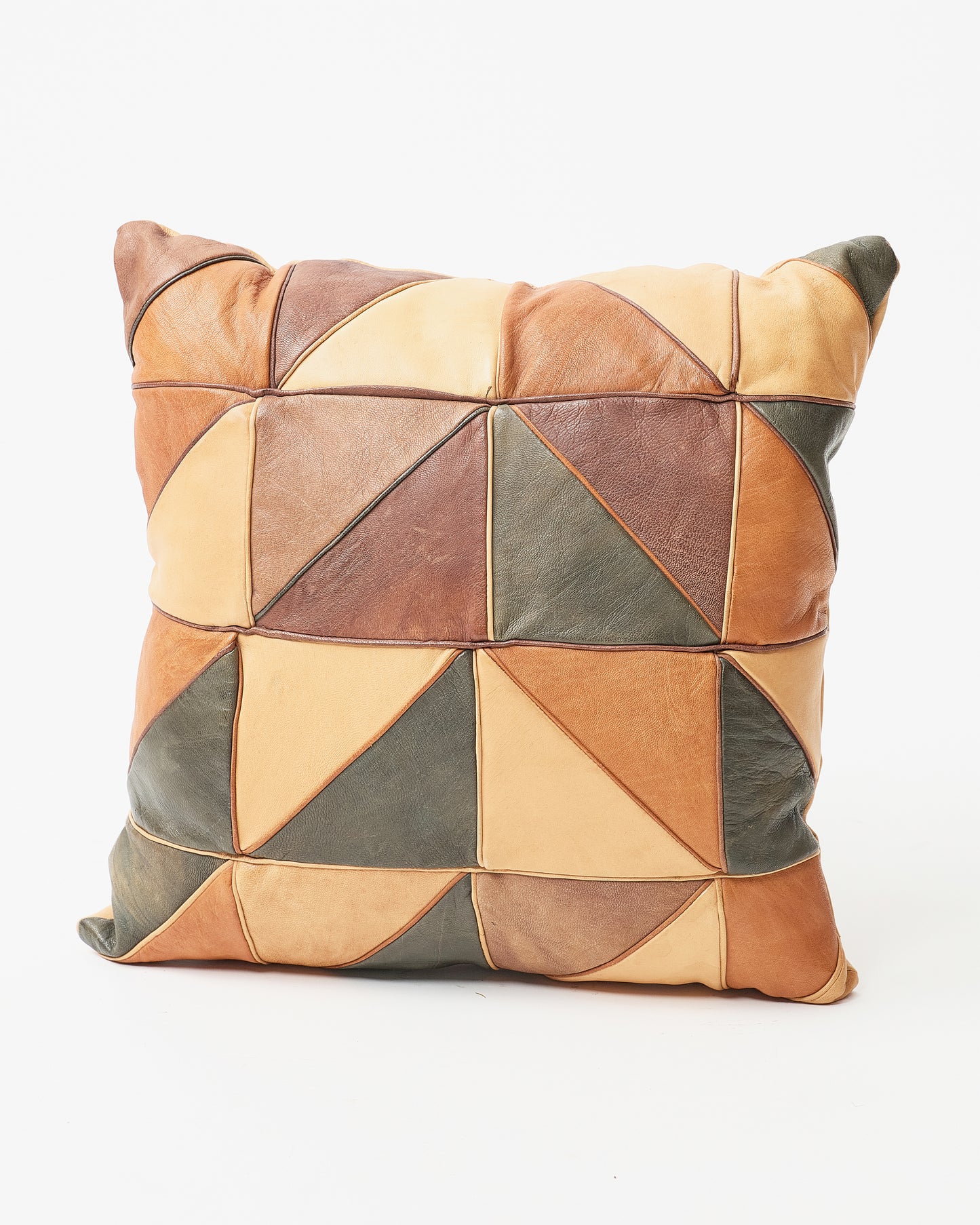 Genuine leather Square Pillow