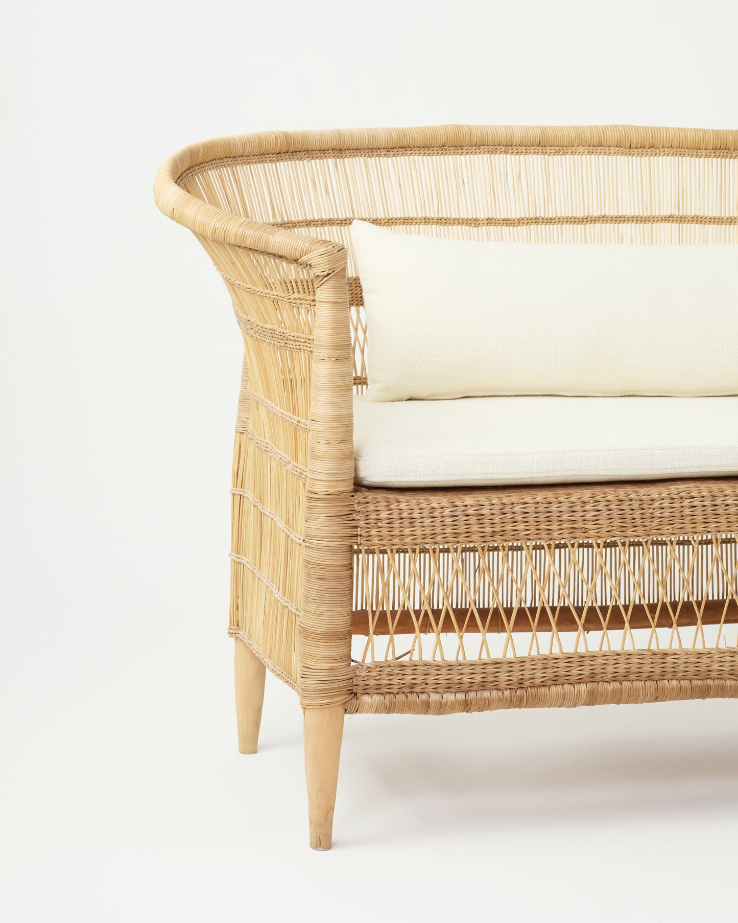 Malawi Rattan Bliss: 2-Seater Zomba Sofa