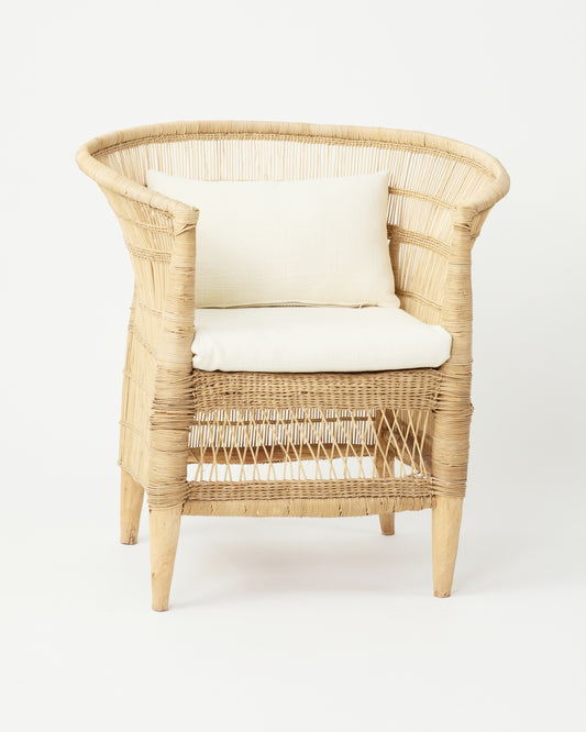 Celestial Comfort: Traditional Malawi Rattan Armchair