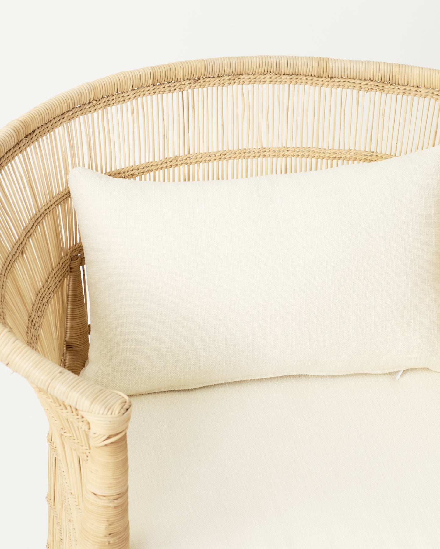 Celestial Comfort: Traditional Malawi Rattan Armchair