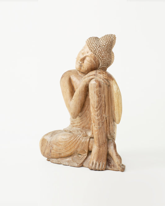 Brumby Wooden Buddha Figurine