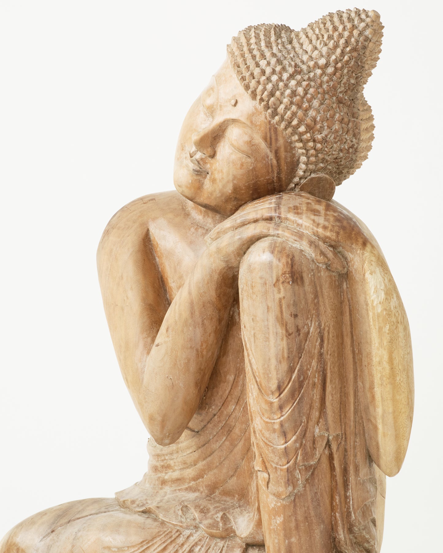 Brumby Wooden Buddha Figurine