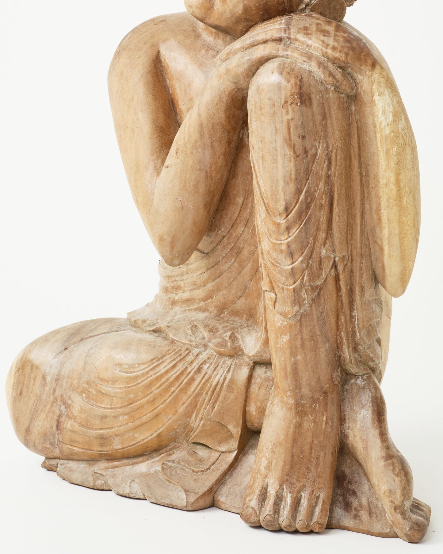 Brumby Wooden Buddha Figurine