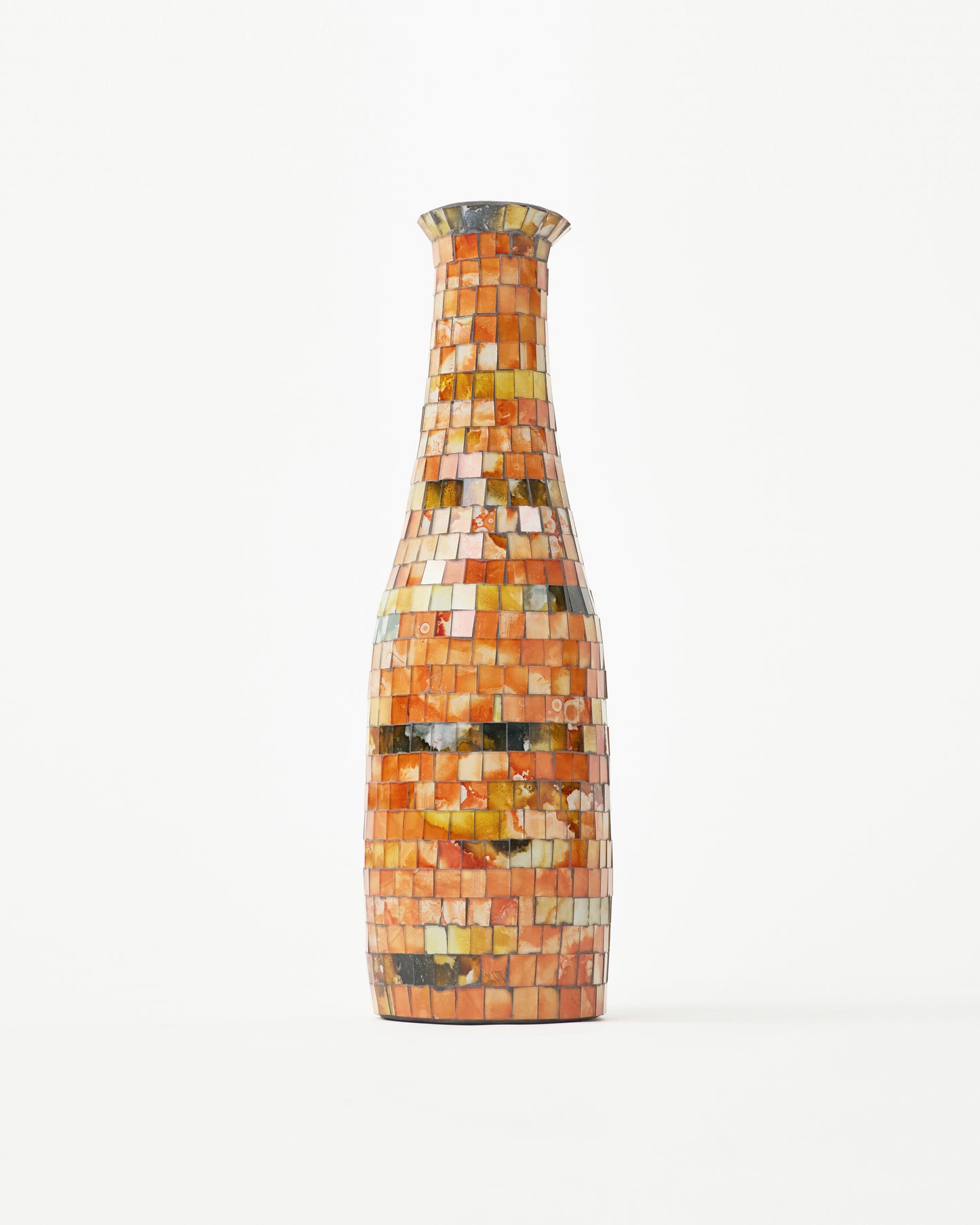 Morrocan mosaic tall vase