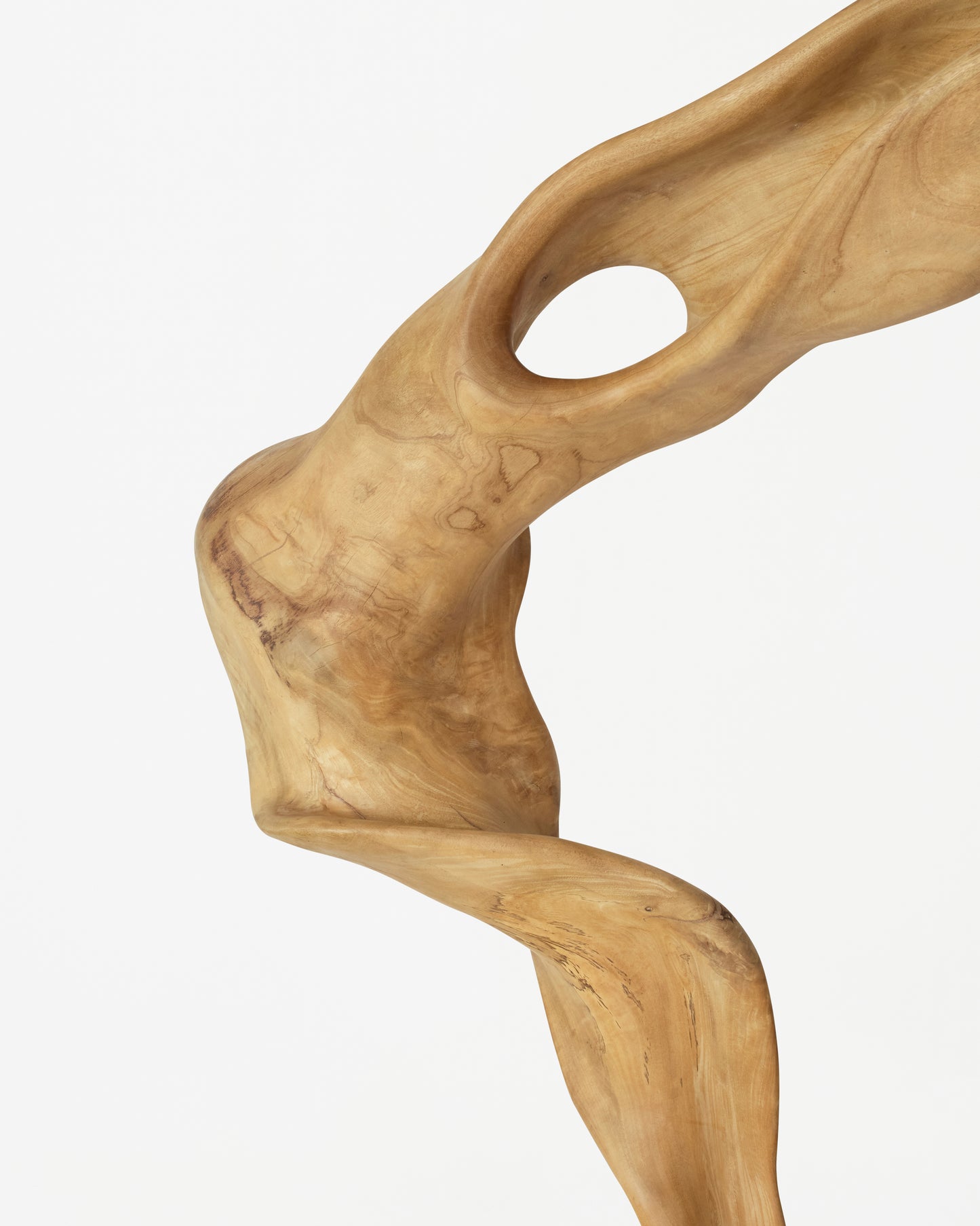 Wooden Abstract Carving: A Sculptural Masterpiece