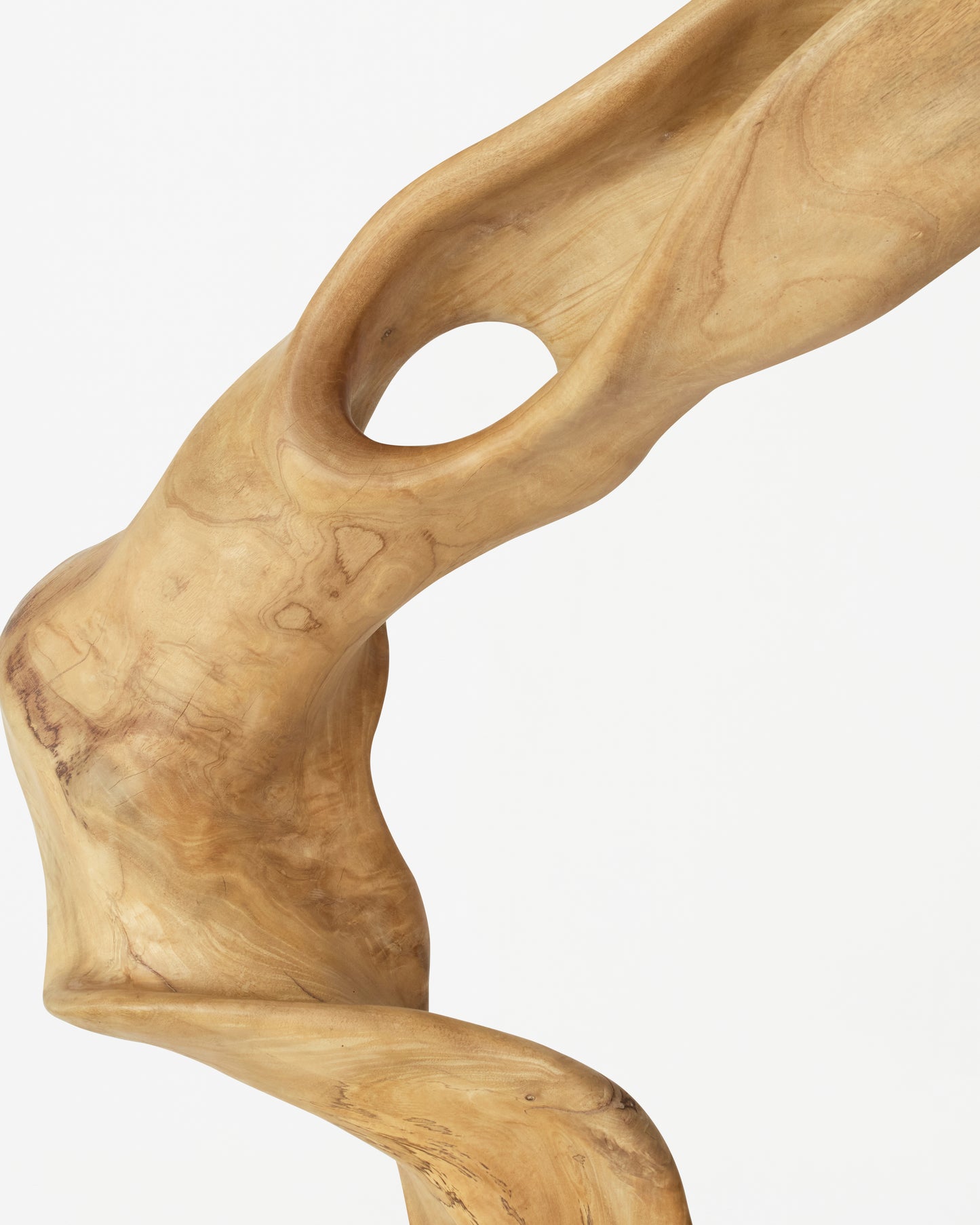 Wooden Abstract Carving: A Sculptural Masterpiece